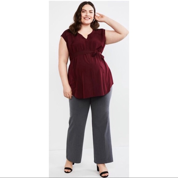 🎉Host PICK 🎉Boot Petite Maternity Pants NWT🏷‼️ - Picture 1 of 9